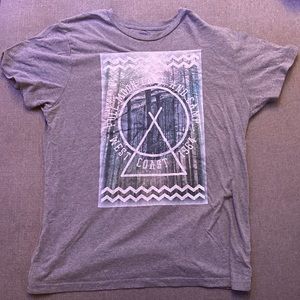 Gray with Blue Image Old Navy T-Shirt